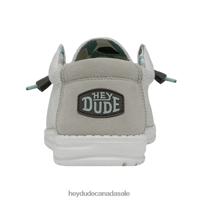 Men Wally Sox Triple Needle Hey Dude Star White Shoes 0D6J4L442