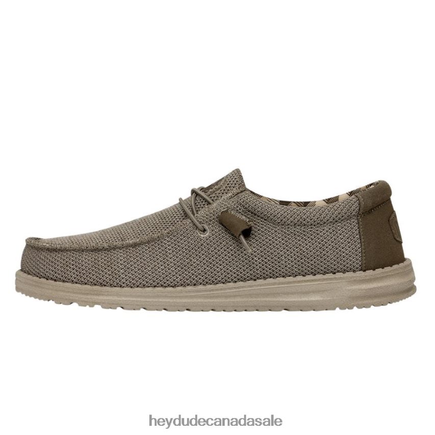 Men Wally Sox Wide Hey Dude Beige Shoes 0D6J4L296