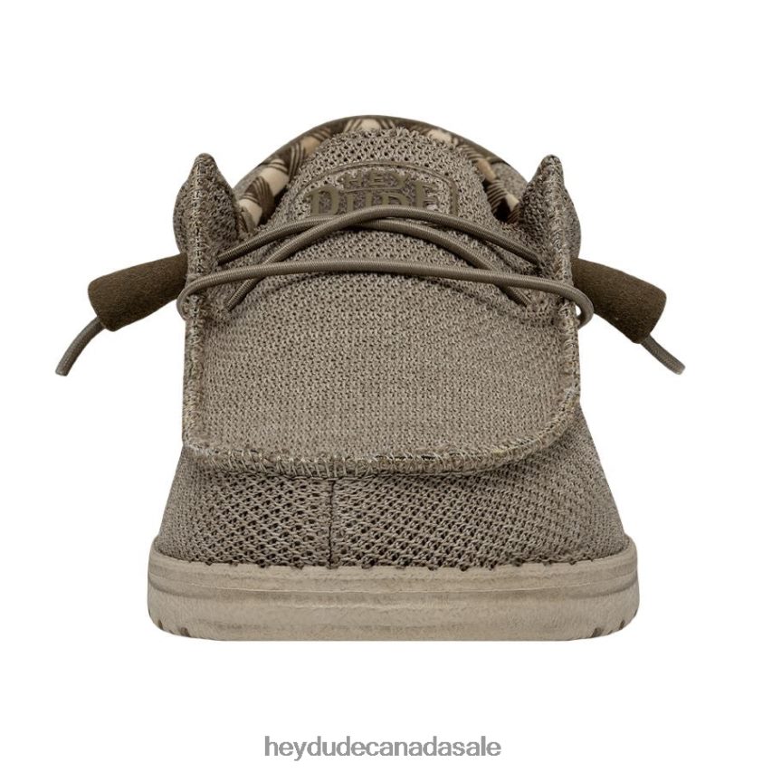 Men Wally Sox Wide Hey Dude Beige Shoes 0D6J4L296