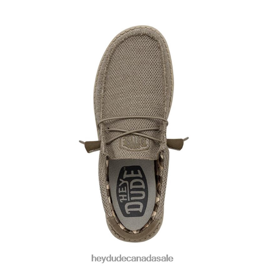 Men Wally Sox Wide Hey Dude Beige Shoes 0D6J4L296
