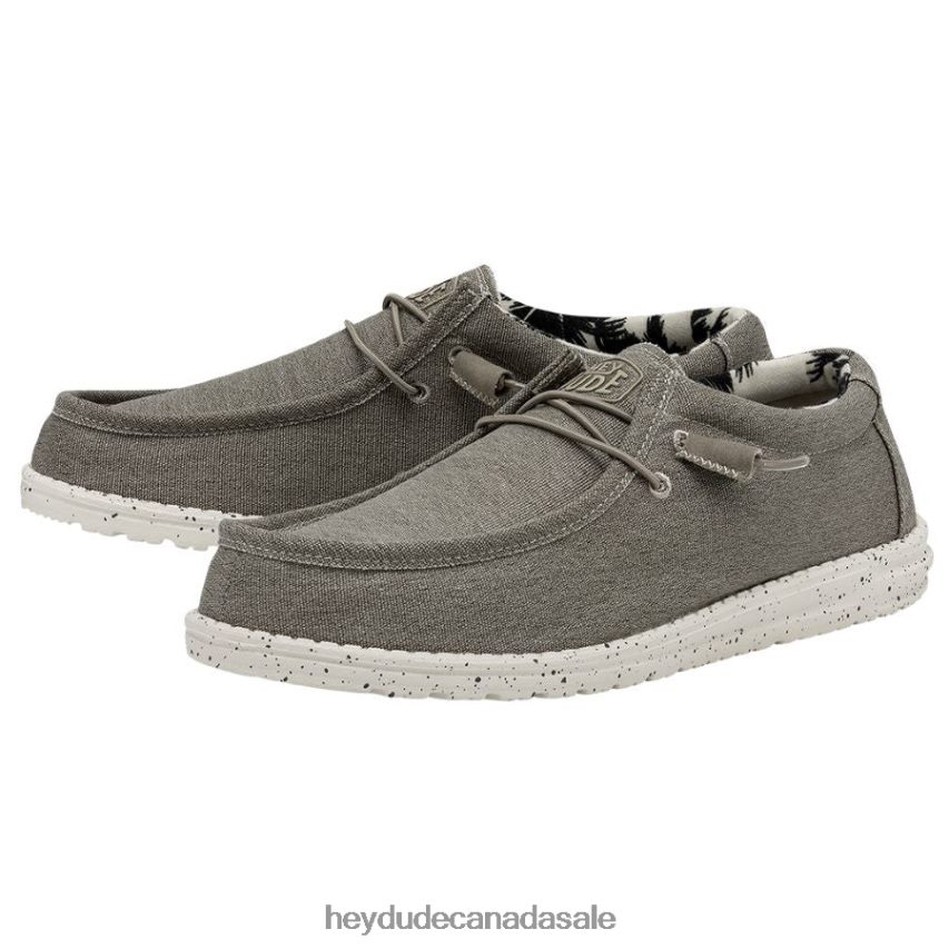 Men Wally Stretch Hey Dude Beige Shoes 0D6J4L321