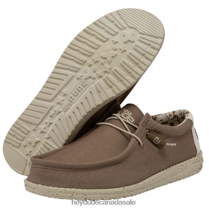 Men Wally Stretch Hey Dude Clay Shoes 0D6J4L327