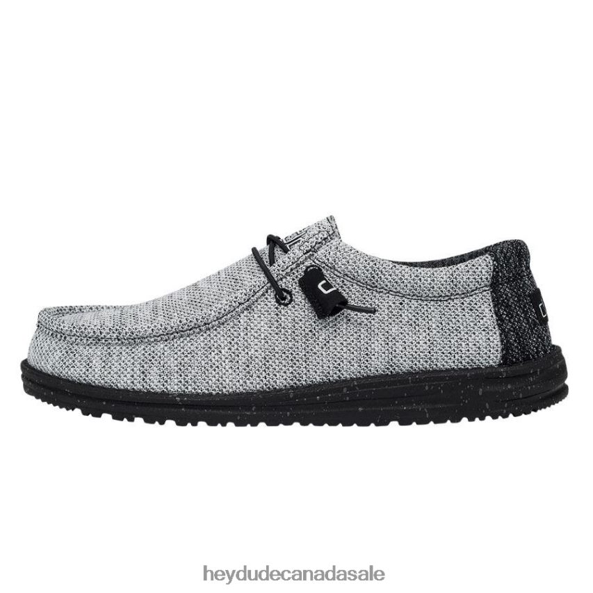 Men Wally Stretch Hey Dude Dark Web Shoes 0D6J4L314