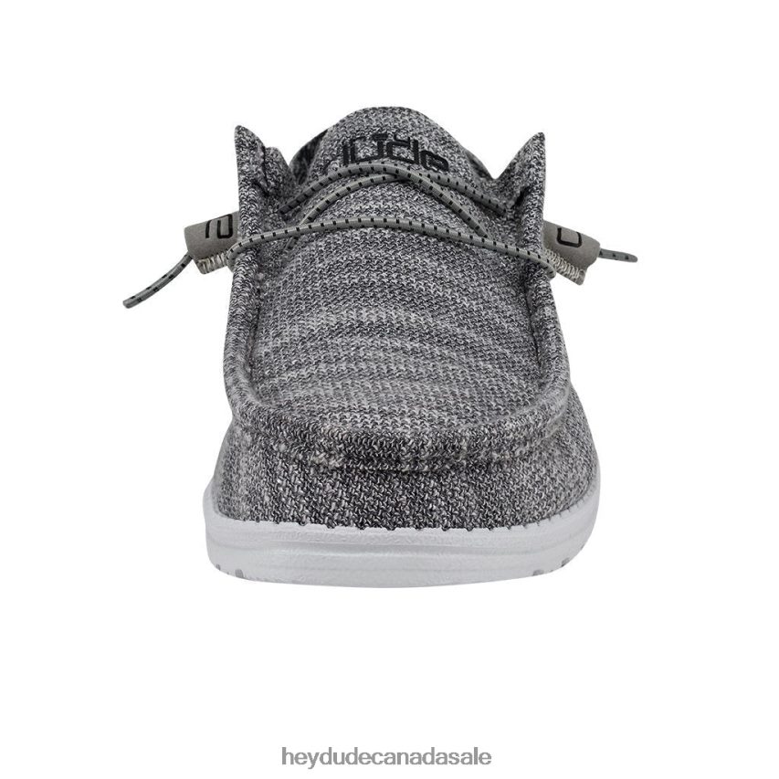 Men Wally Stretch Hey Dude Granite Shoes 0D6J4L311