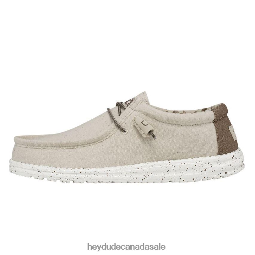 Men Wally Stretch Hey Dude Ivory Shoes 0D6J4L312