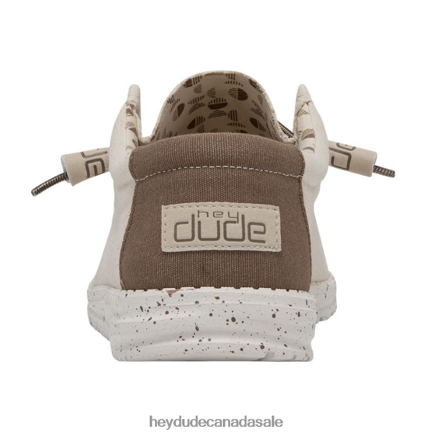 Men Wally Stretch Hey Dude Ivory Shoes 0D6J4L312