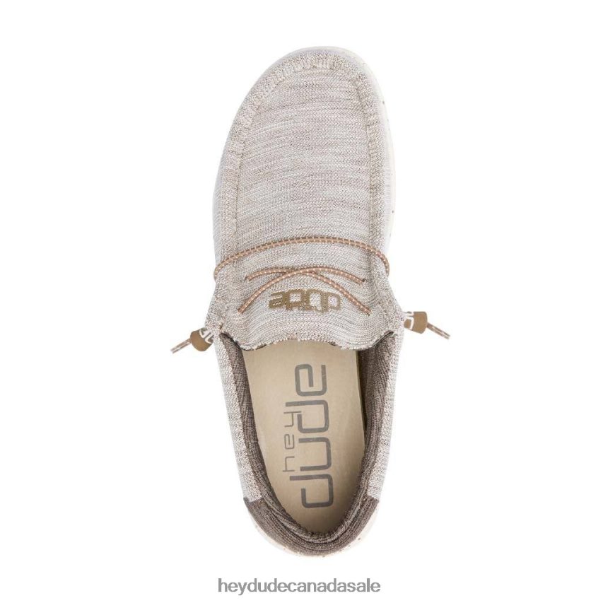 Men Wally Stretch Hey Dude Limestone Shoes 0D6J4L324