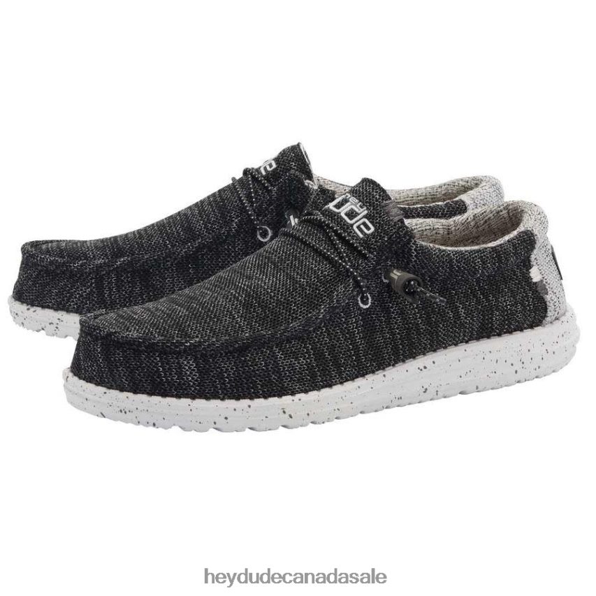 Men Wally Stretch Hey Dude Meteorite Shoes 0D6J4L316