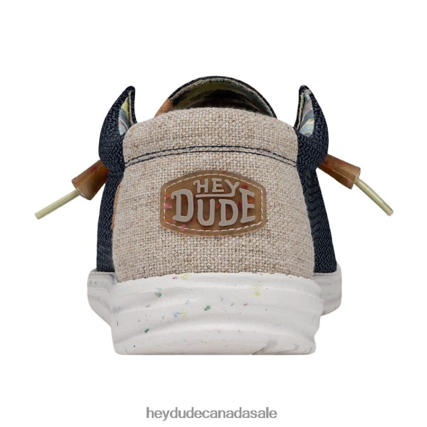 Men Wally Stretch Hey Dude Orion Blue Shoes 0D6J4L322