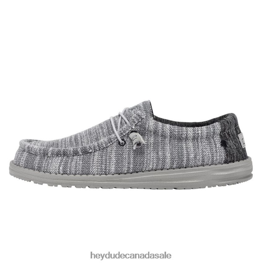 Men Wally Stretch Hey Dude Platinum Mix Shoes 0D6J4L313
