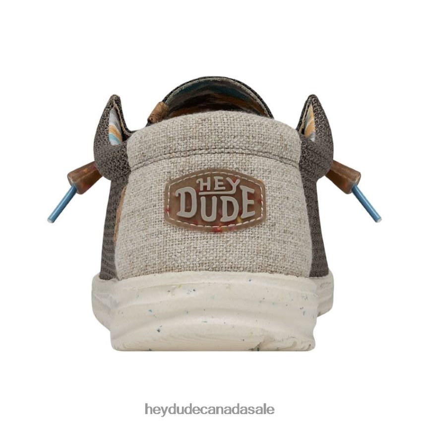 Men Wally Stretch Hey Dude Walnut Shoes 0D6J4L325