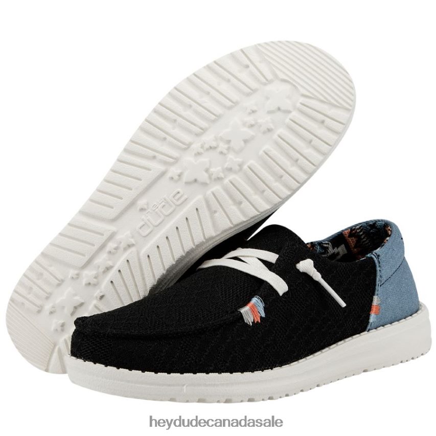Men Wendy Boho Hey Dude Black Shoes 0D6J4L181