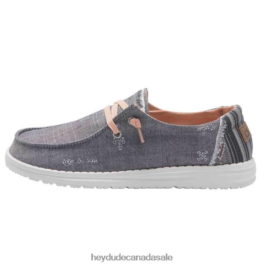 Men Wendy Boho Hey Dude Grey Shoes 0D6J4L68