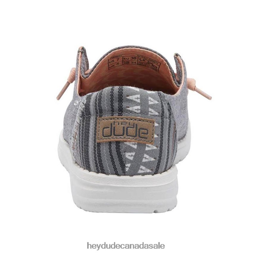 Men Wendy Boho Hey Dude Grey Shoes 0D6J4L68
