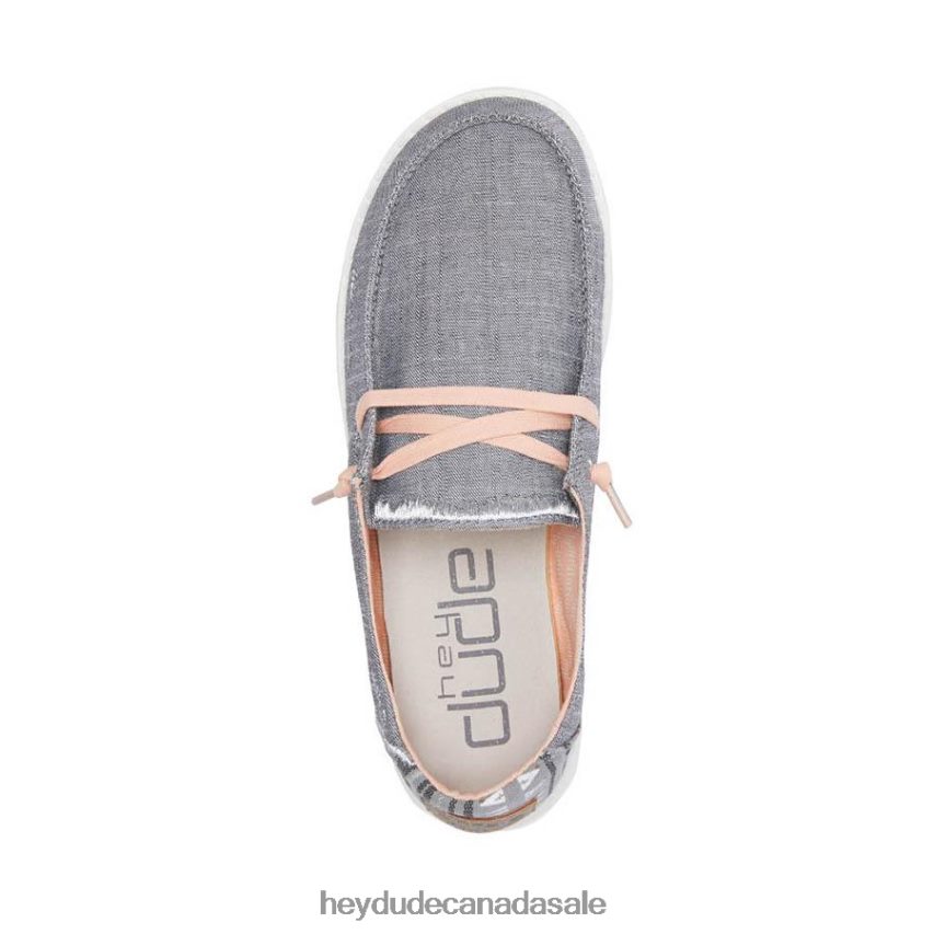 Men Wendy Boho Hey Dude Grey Shoes 0D6J4L68