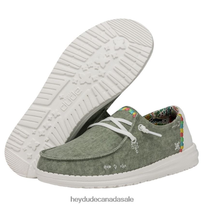 Men Wendy Boho Hey Dude Olive Shoes 0D6J4L67