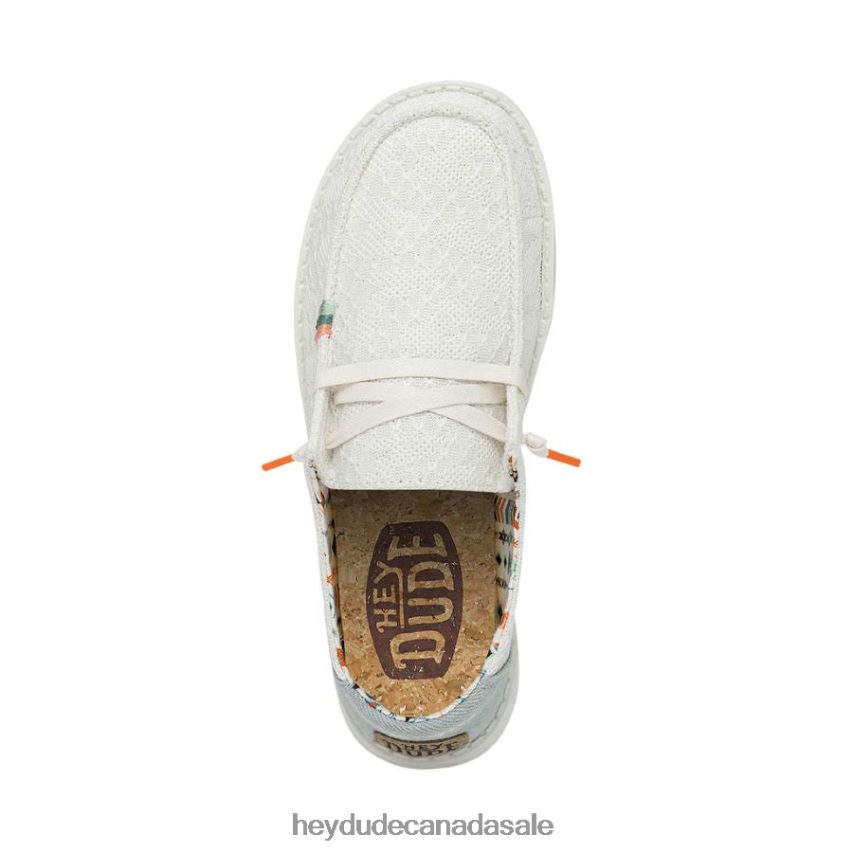 Men Wendy Boho Hey Dude White Crochet Shoes 0D6J4L69