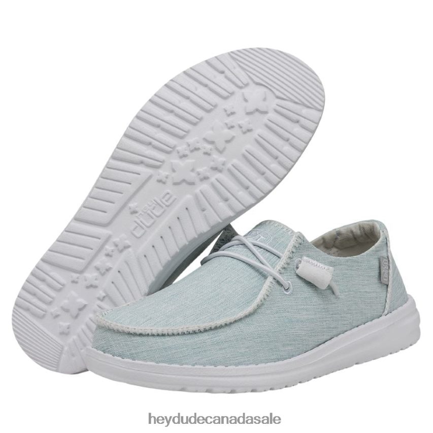 Men Wendy Boho Stitch Hey Dude Sky Blue Shoes 0D6J4L8
