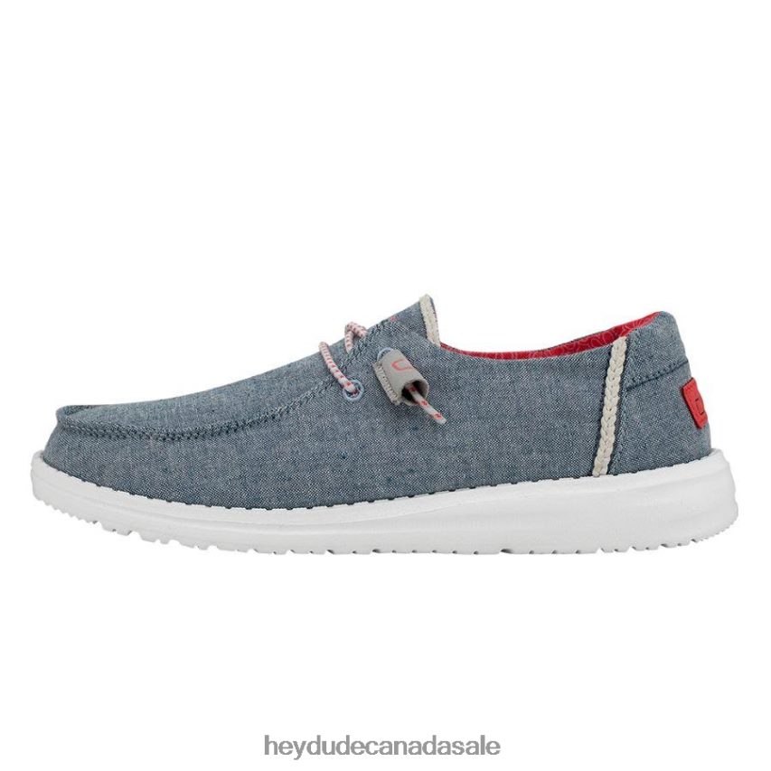 Men Wendy Chambray Hey Dude Braid Indigo Shoes 0D6J4L212