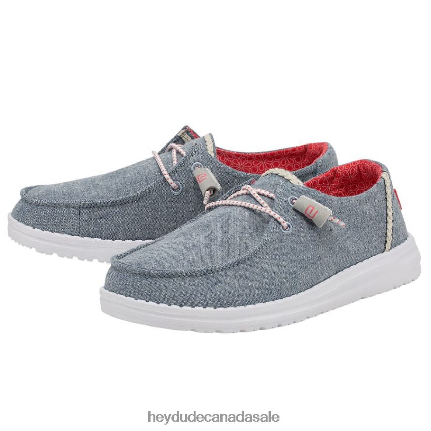 Men Wendy Chambray Hey Dude Braid Indigo Shoes 0D6J4L212