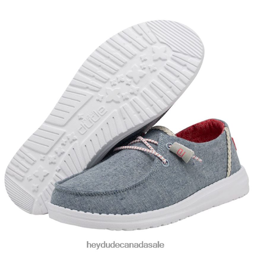 Men Wendy Chambray Hey Dude Braid Indigo Shoes 0D6J4L212