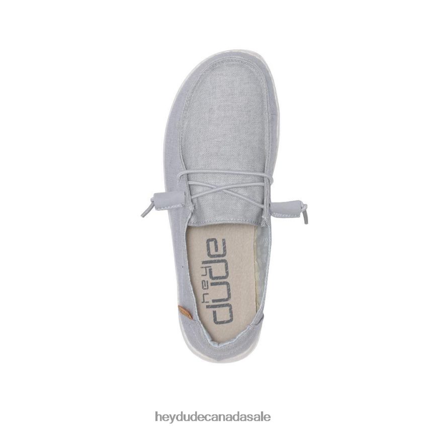 Men Wendy Chambray Hey Dude Light Grey Shoes 0D6J4L99