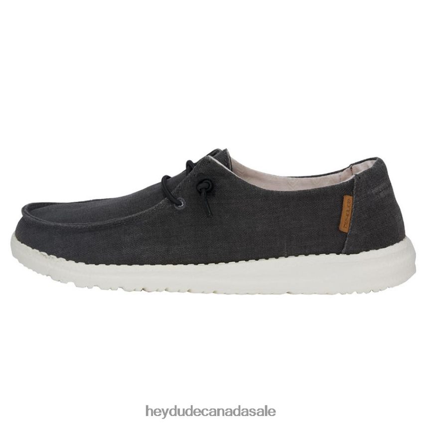 Men Wendy Chambray Hey Dude Off Black Shoes 0D6J4L104