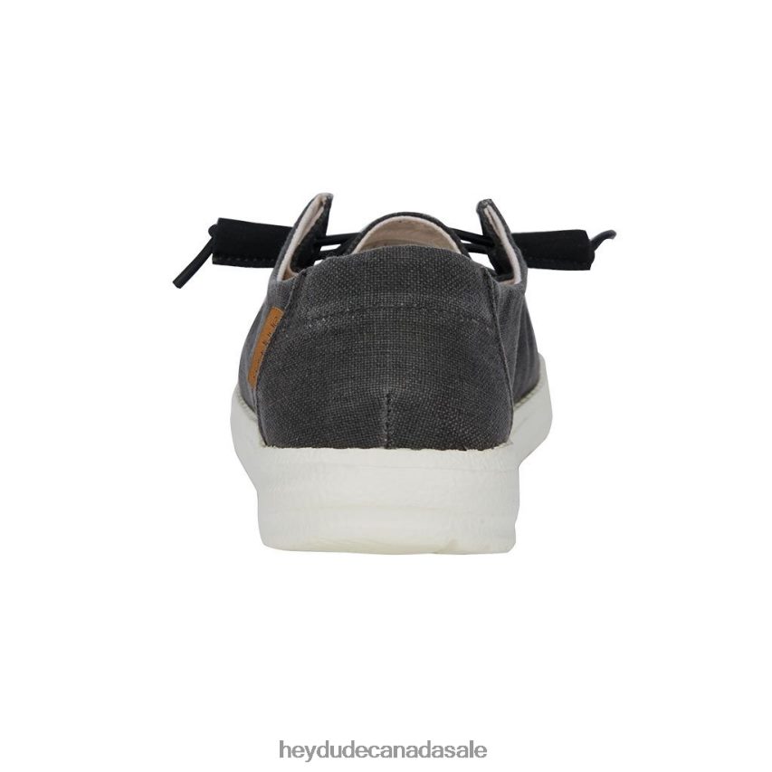 Men Wendy Chambray Hey Dude Off Black Shoes 0D6J4L104