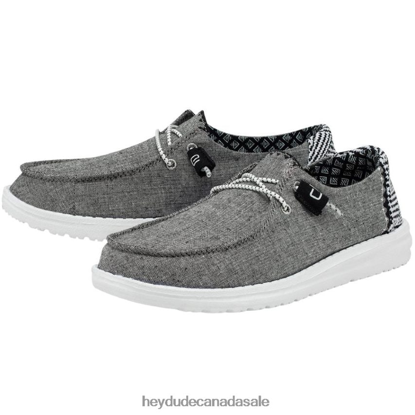 Men Wendy Chambray Hey Dude Onyx Shoes 0D6J4L94