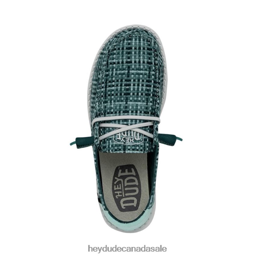 Men Wendy Crosshatch Hey Dude Jade Shoes 0D6J4L172