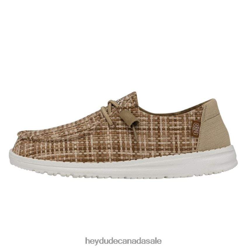 Men Wendy Crosshatch Hey Dude Oat Shoes 0D6J4L174