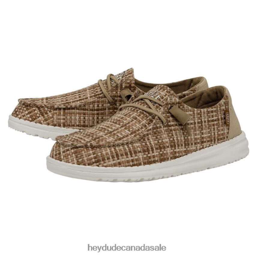Men Wendy Crosshatch Hey Dude Oat Shoes 0D6J4L174