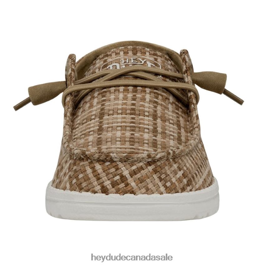 Men Wendy Crosshatch Hey Dude Oat Shoes 0D6J4L174