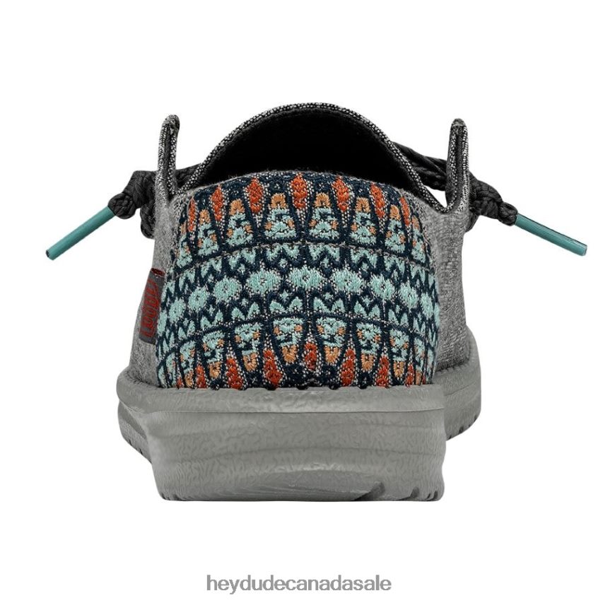 Men Wendy Flora Hey Dude Tulip Grey Shoes 0D6J4L138