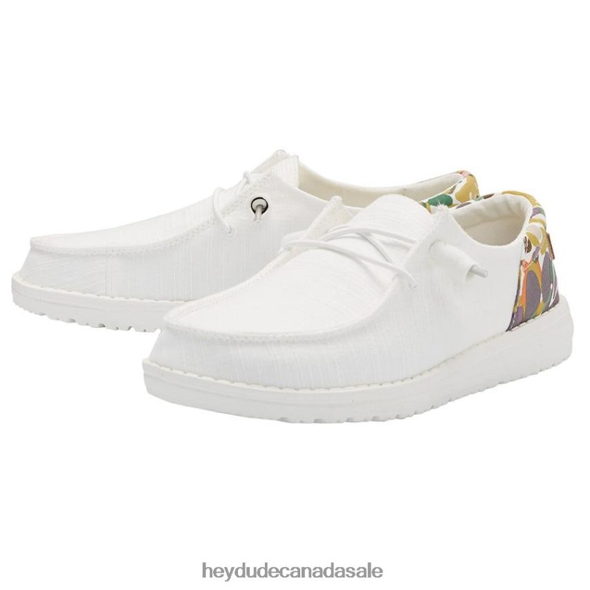 Men Wendy Funk Chambray Hey Dude White Shoes 0D6J4L161