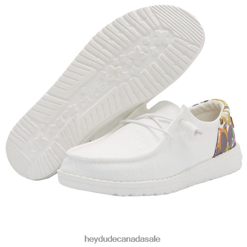 Men Wendy Funk Chambray Hey Dude White Shoes 0D6J4L161