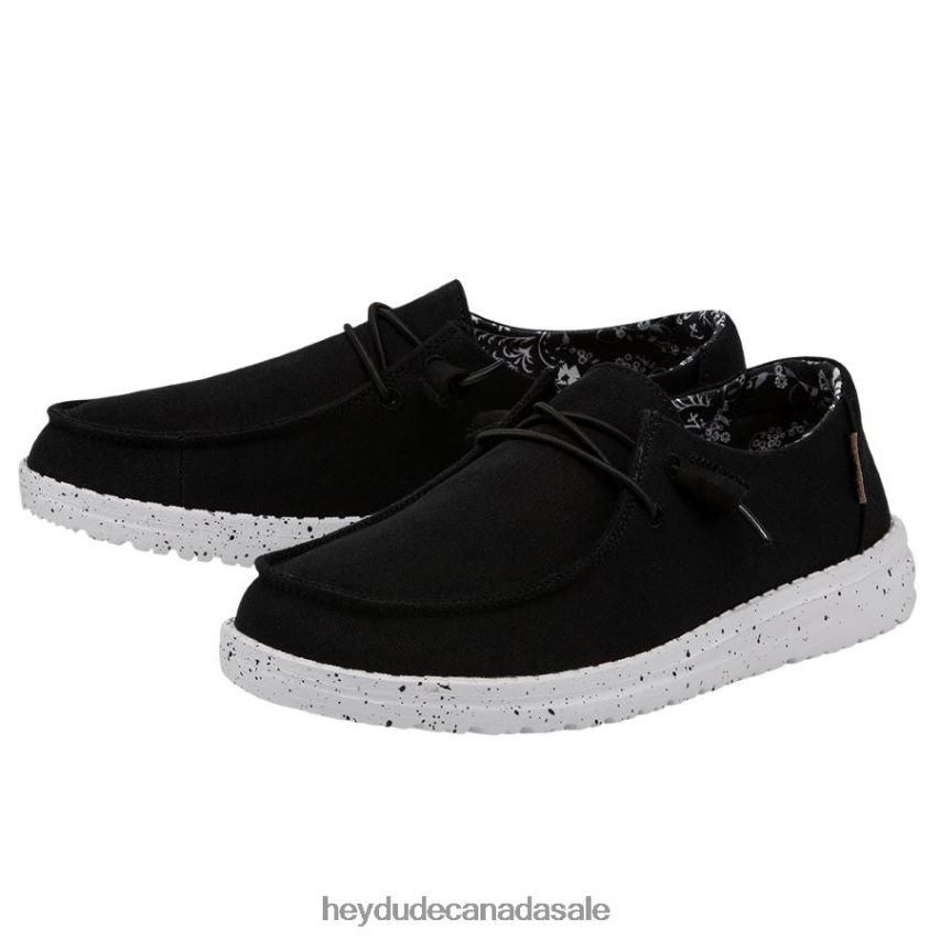 Men Wendy Hey Dude Black Odyssey Shoes 0D6J4L71