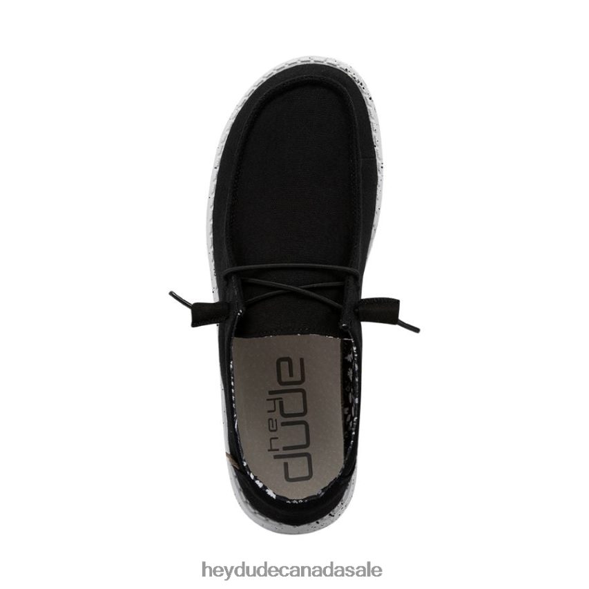 Men Wendy Hey Dude Black Odyssey Shoes 0D6J4L71