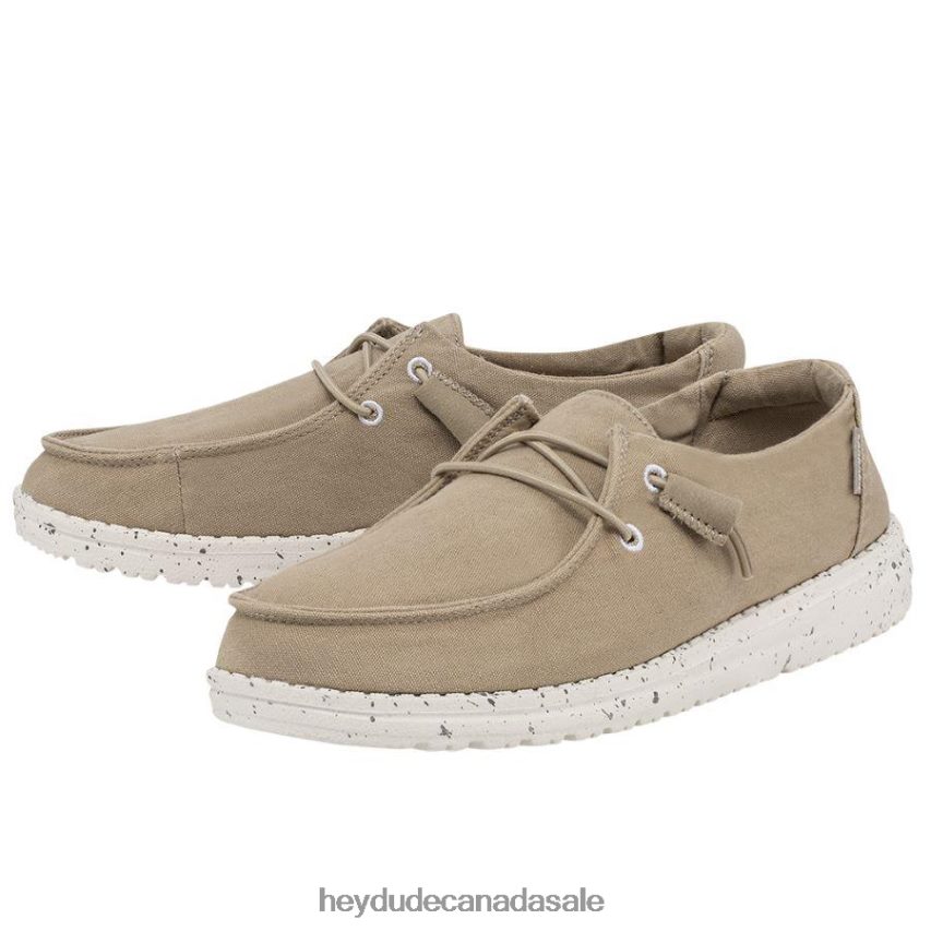Men Wendy Hey Dude Greige Shoes 0D6J4L80