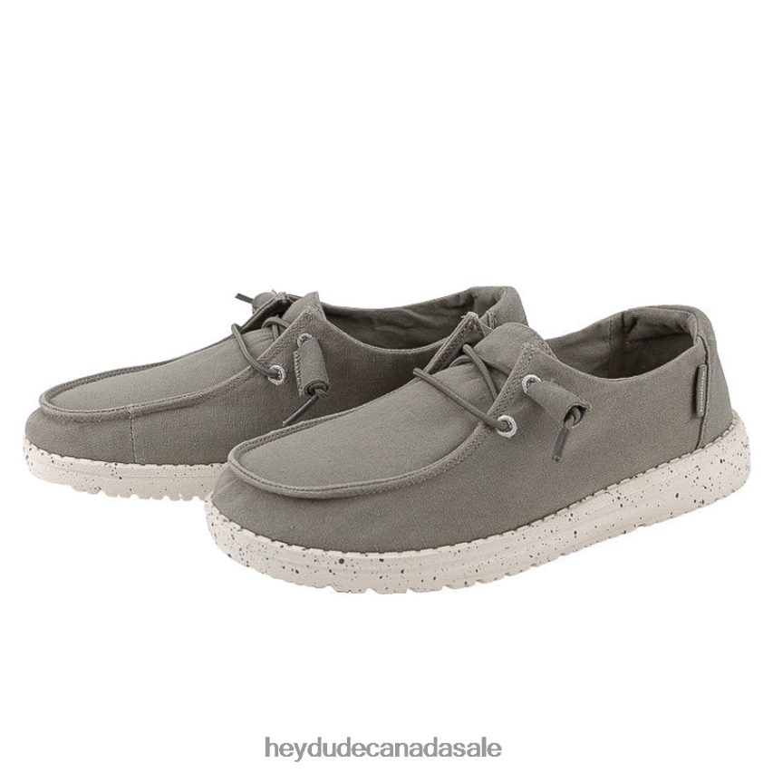 Men Wendy Hey Dude Grey Shoes 0D6J4L78