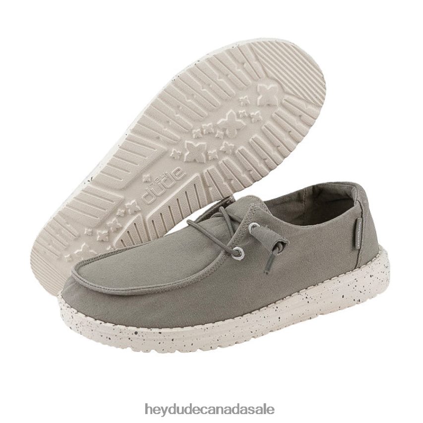 Men Wendy Hey Dude Grey Shoes 0D6J4L78