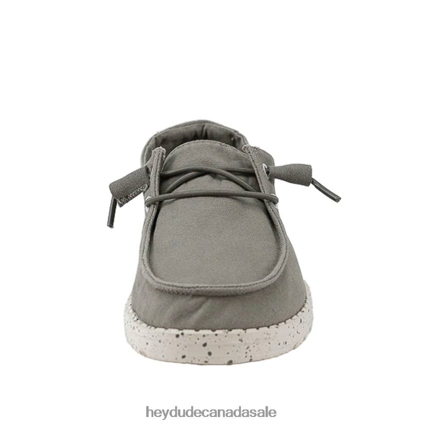 Men Wendy Hey Dude Grey Shoes 0D6J4L78