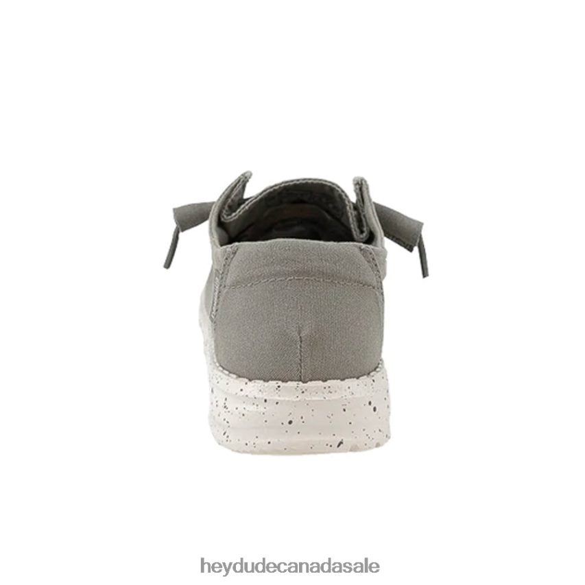 Men Wendy Hey Dude Grey Shoes 0D6J4L78