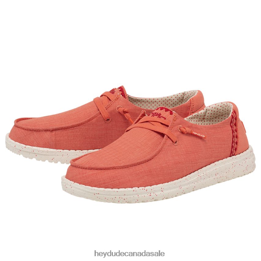 Men Wendy Hey Dude Inca Poppy Red Shoes 0D6J4L189