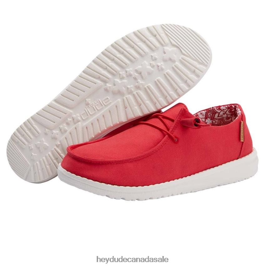 Men Wendy Hey Dude Red Shoes 0D6J4L82