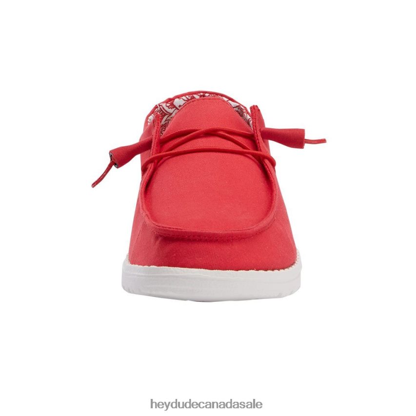 Men Wendy Hey Dude Red Shoes 0D6J4L82