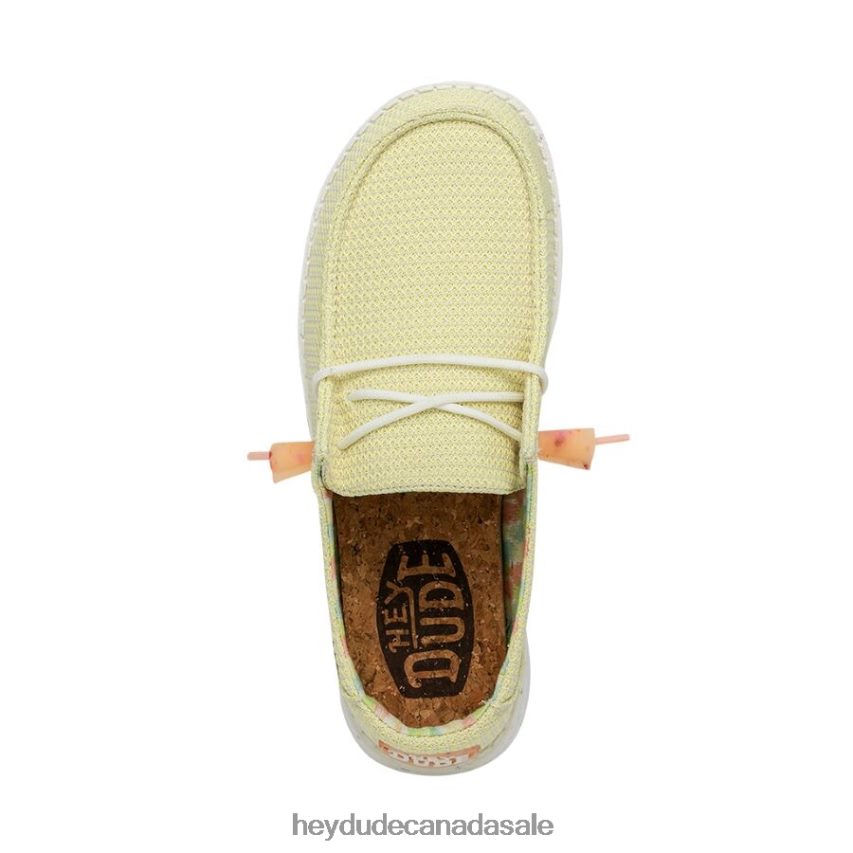 Men Wendy Knit II Hey Dude Lime Shoes 0D6J4L57
