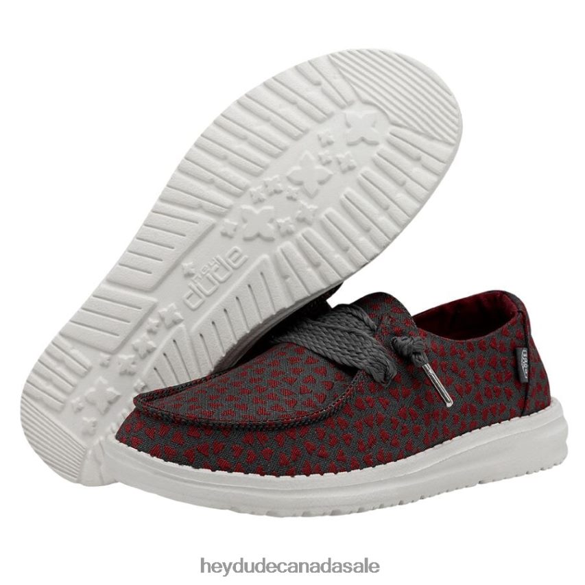 Men Wendy Love Hey Dude Grey Shoes 0D6J4L207