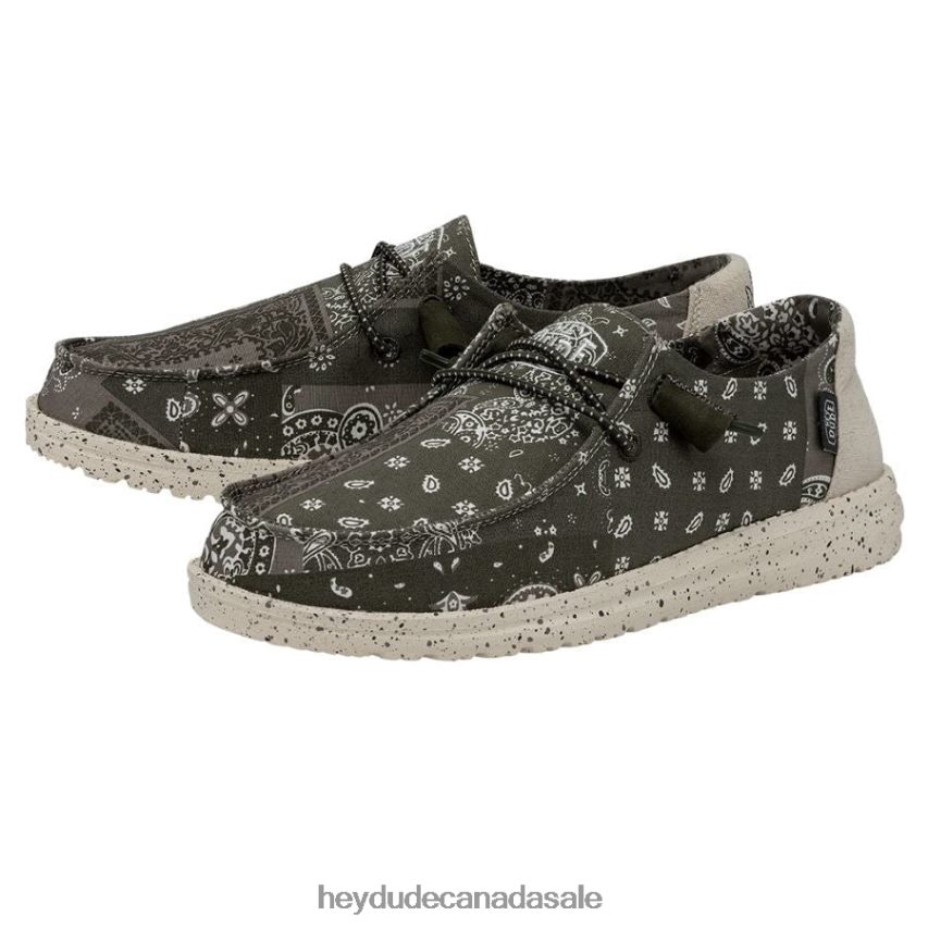 Men Wendy Patch Hey Dude Geo Bandana Army Shoes 0D6J4L163