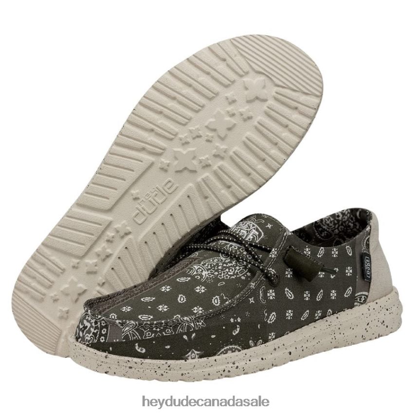 Men Wendy Patch Hey Dude Geo Bandana Army Shoes 0D6J4L163